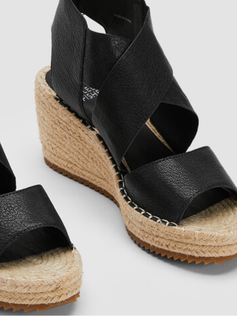 New Eileen Fisher ‘Willow’ Wedge Espadrille Sandals • 9